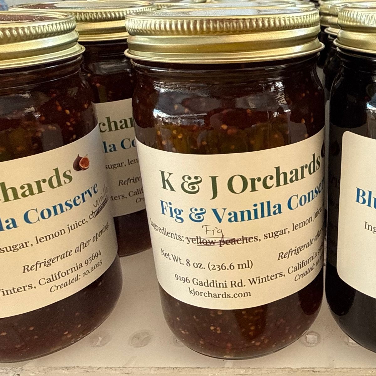 Organic Fig Vanilla Conserve (1 jar)