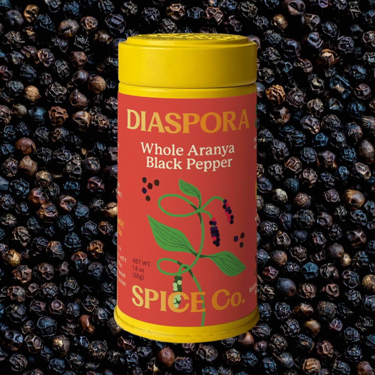 Aranya Whole Black Peppercorns (1 tin)