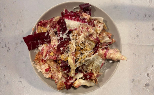 Chicory Salad with Walnuts and Balsamic Vinaigrette