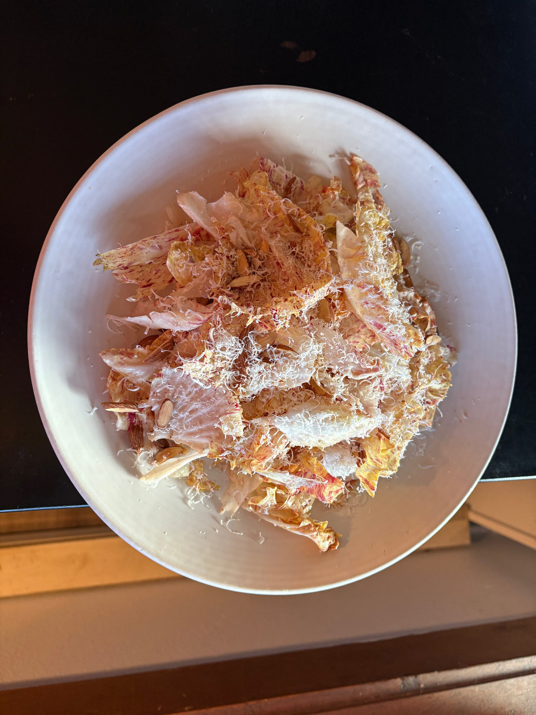Castelfranco Salad with Almonds and Parmesan