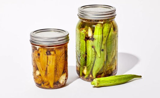 Simple & Fast Pickled Okra