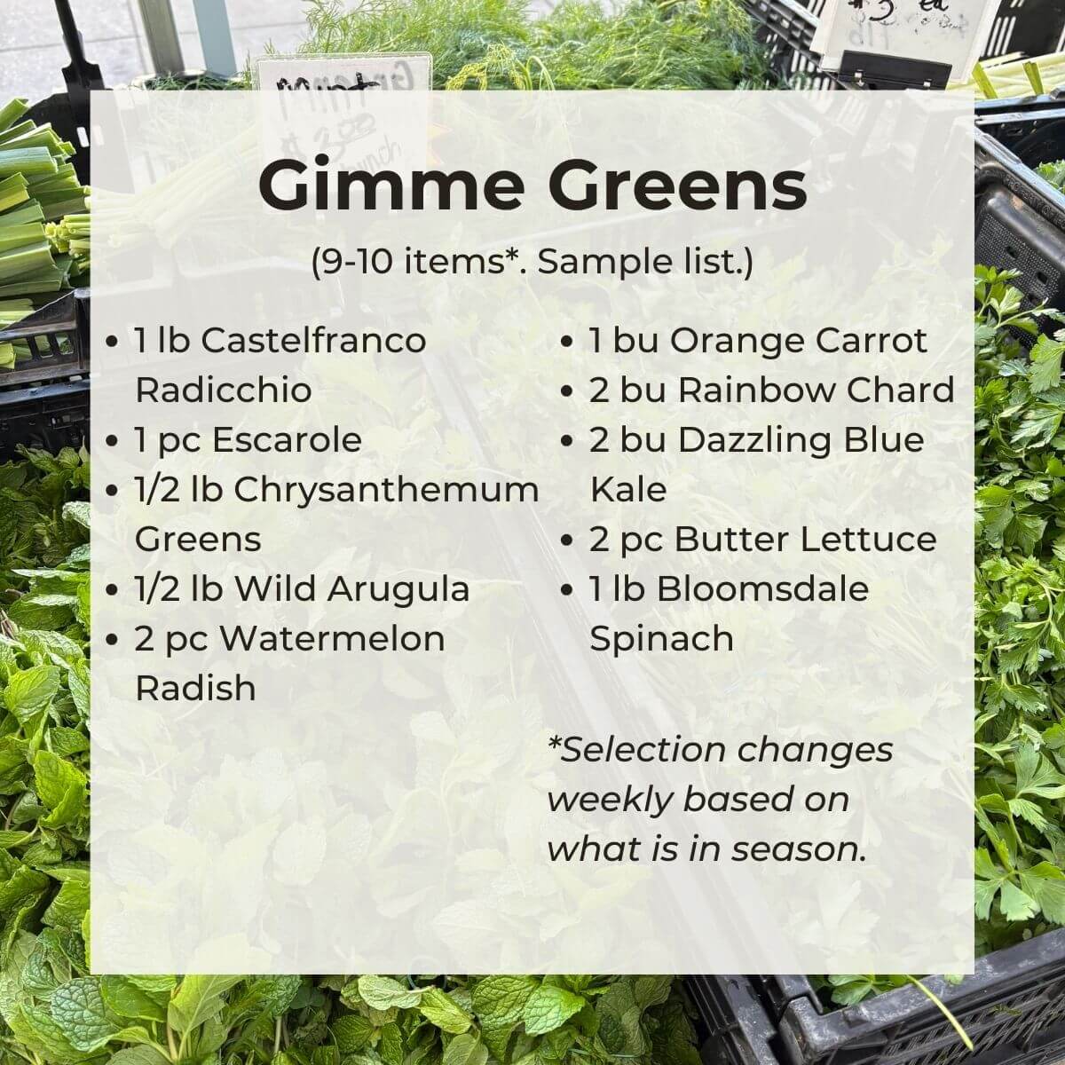 Gimme Greens Smuggler Box