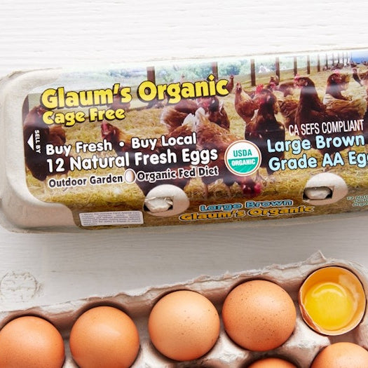 Organic Free Range Large Eggs (1 dozen)