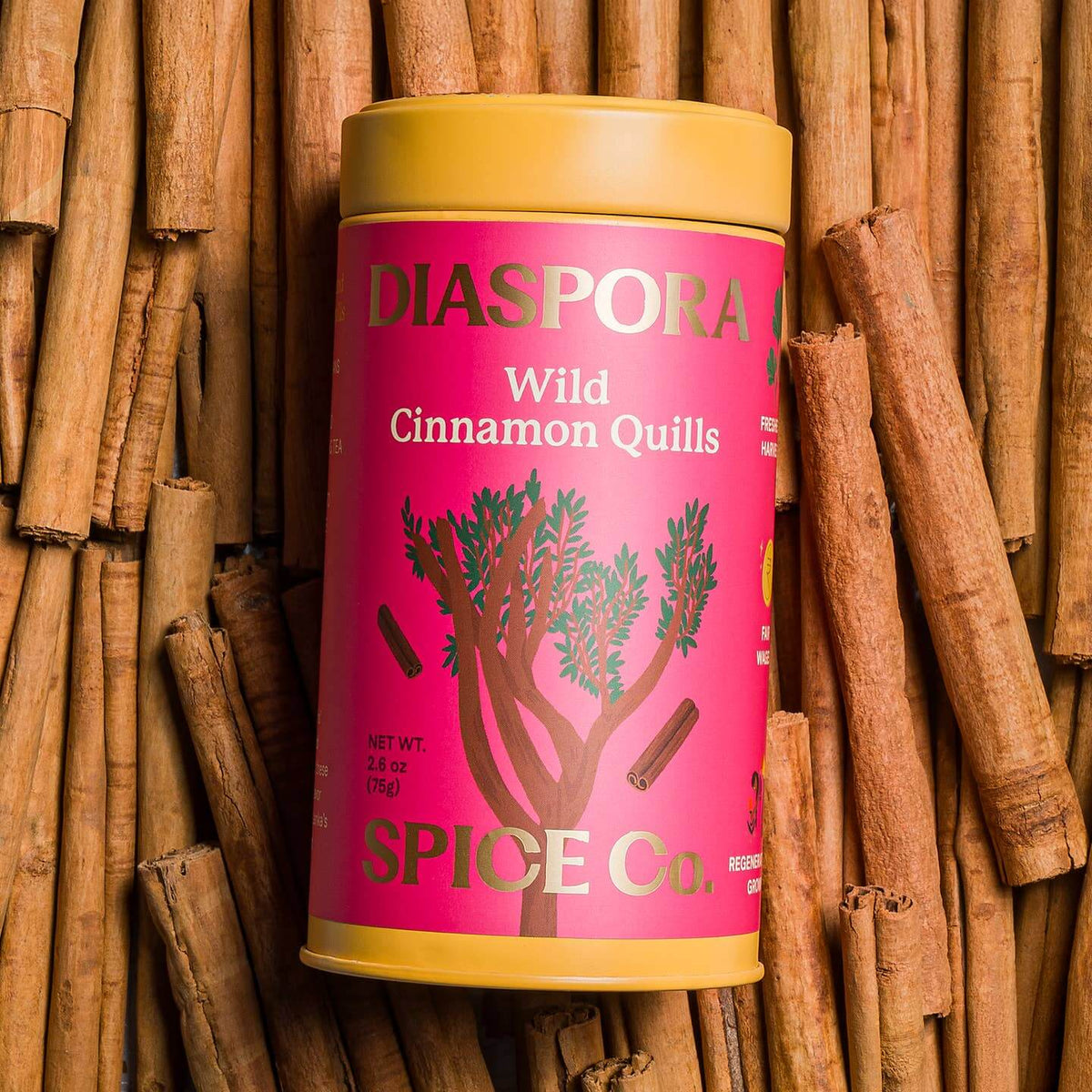Wild Cinnamon Quills (1 tin)