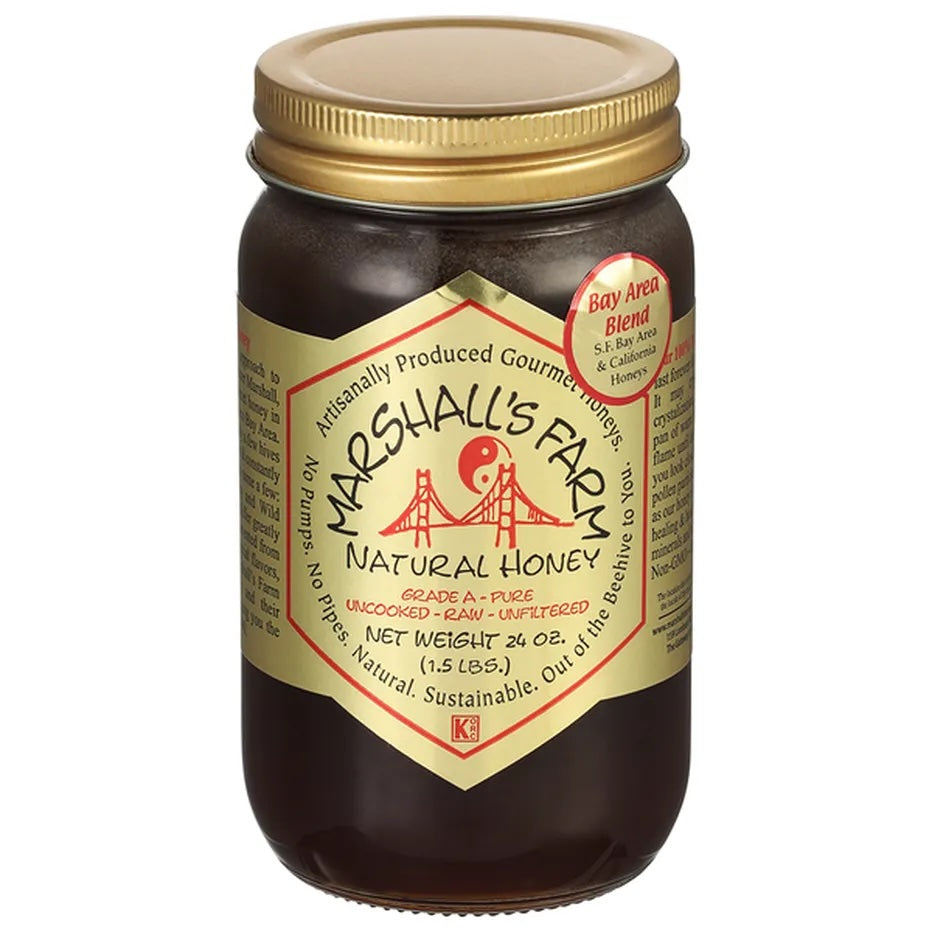 Marshall Farms Honey Bay Area Wildflower Blend (1 Jar)