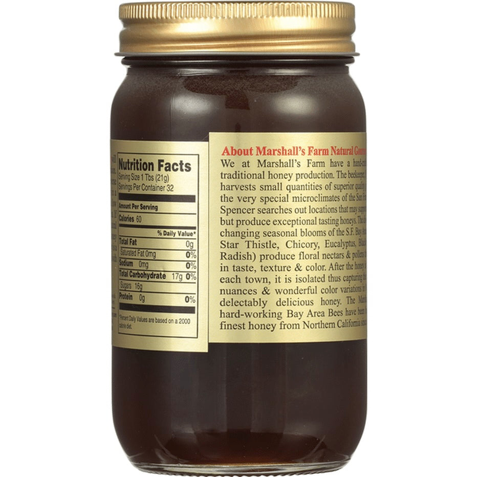 Marshall Farms Honey Bay Area Wildflower Blend (1 Jar)