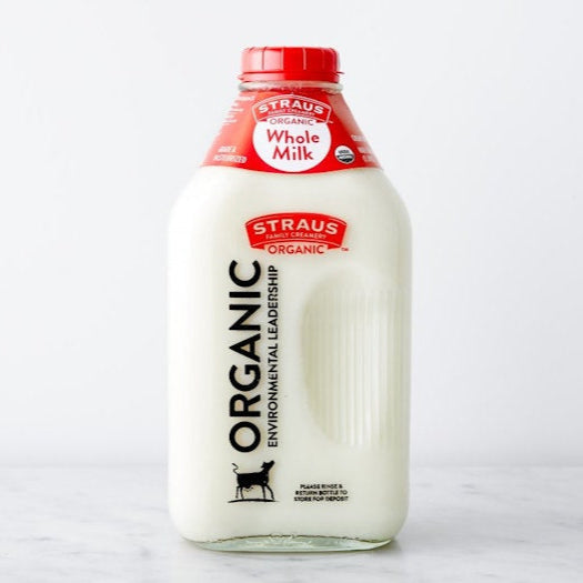 Straus Organic Whole Milk (half gallon)