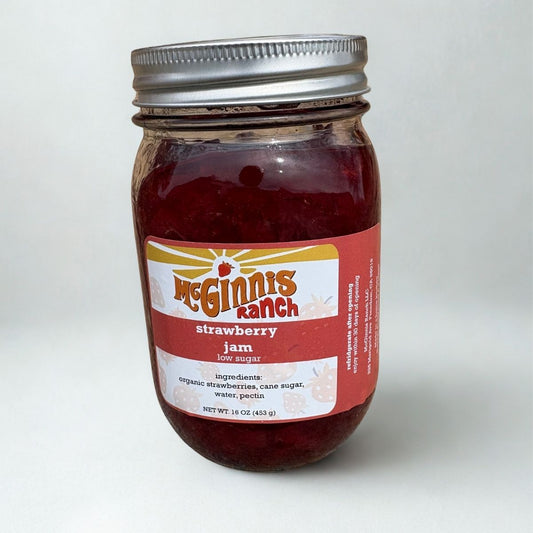 Organic Low Sugar Strawberry Jam (1 jar)